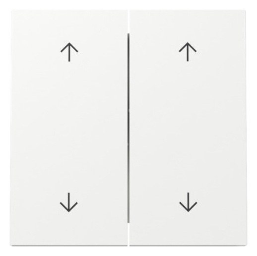 1St. Gira 329770 Wippe 2-fach Pfeile Flächenschalter Reinweiß