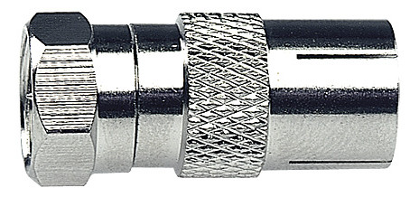 1St. Axing CFA100 Adapter IEC-Buchse auf F-Stecker