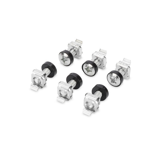 1Pk 50 Stück M6 Installationsschrauben-Set (Käfigmutter, Schraube, Scheibe)