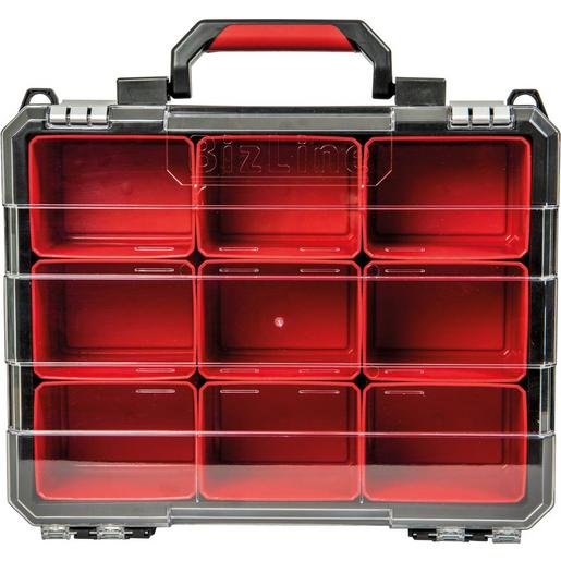 1St. Bizline BIZ 790532 Organizer mit einer Tiefe von 100 mm mit 9 herausnehmbaren Einsätzen