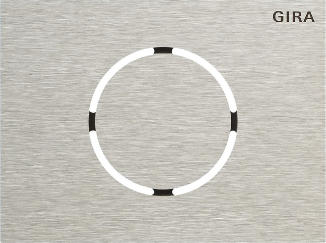 1St. Gira 5579920 Front Türstationsmodul System 106 Edelstahl