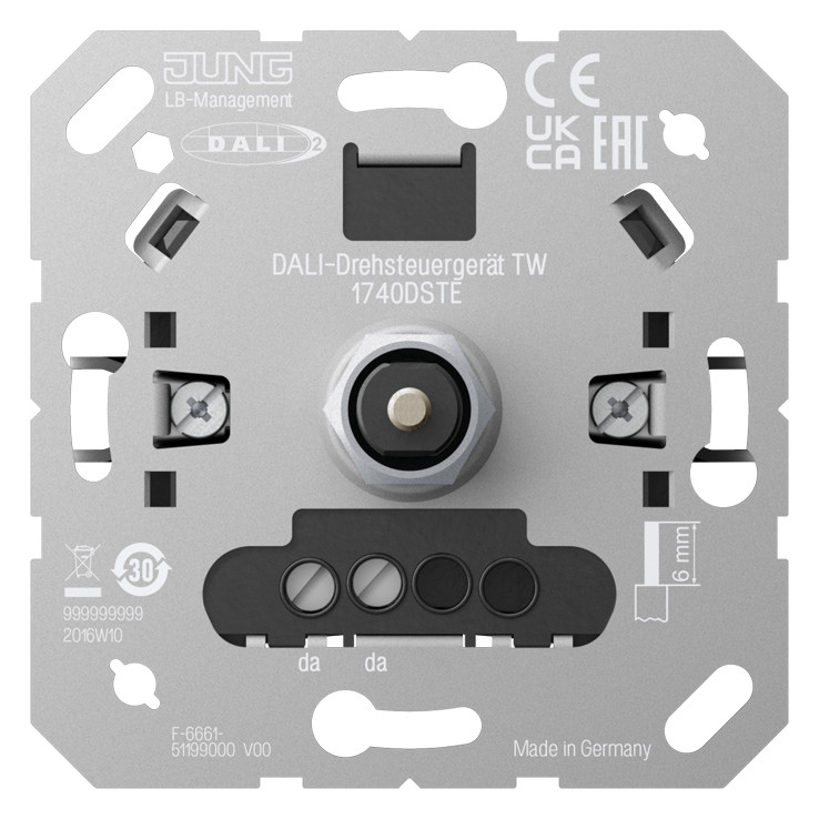 1St. Jung DALI-Drehsteuergerät TW 1740 DSTE
