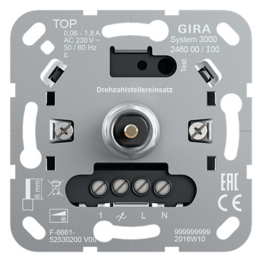 1St. Gira S3000 246000 Drehzahlstellereins.Einsatz