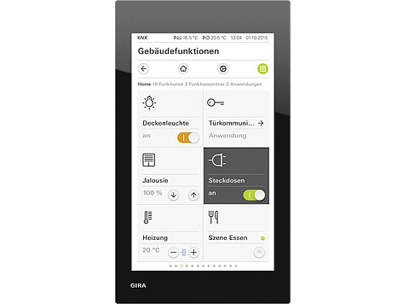 1St. Gira 207705 Gira G1 24 V G1 G Schwarz