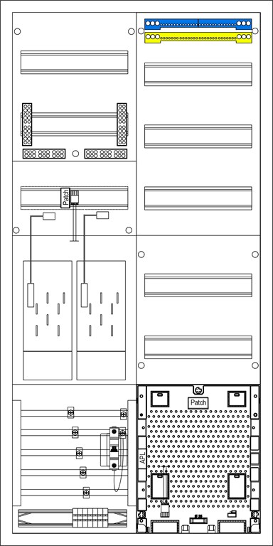 1St. F-Tronic EHZ52APZ-TIEHZ EHZ52APZ-TIEHZ, 2 ZP, 2 DS, 1V mit APZ-Platz incl. APL-E-S, TIEHZ 7121841