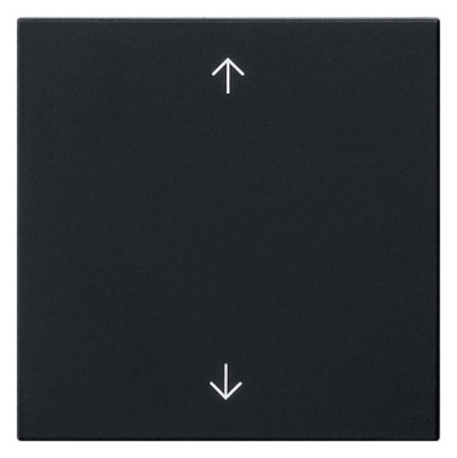 1St. Gira 5389005 Wippe 1f Pfeile System 55 Schwarz matt