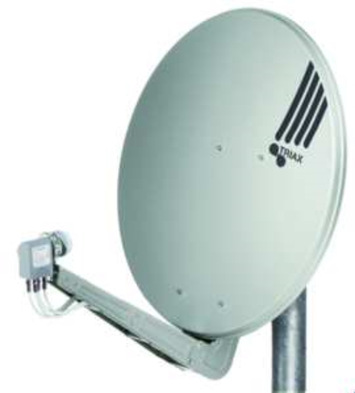 1St. Triax FESAT85HQLG HQ Offset Alureflektor Pulverbeschichtet