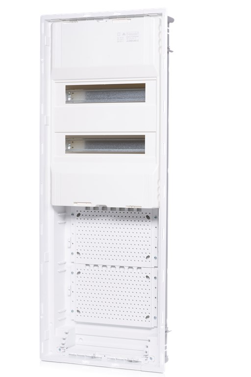 1St. F-Tronic JUMBO60-2 HW/UP Kleinverteiler Twin, Jumbo60-2, 2-reihig, 24+4 Mod., inkl. Montageplatte 7250067 1St. F-Tronic JUMBO60-2 HW/UP Kleinverteiler Twin, Jumbo60-2, 2-reihig, 24+4 Mod., inkl. Montageplatte 7250067