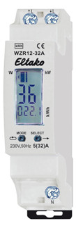 1St. Eltako WZR12-32A Wechselstromzähler ungeeicht m.Reset o.Zulassung 28032410