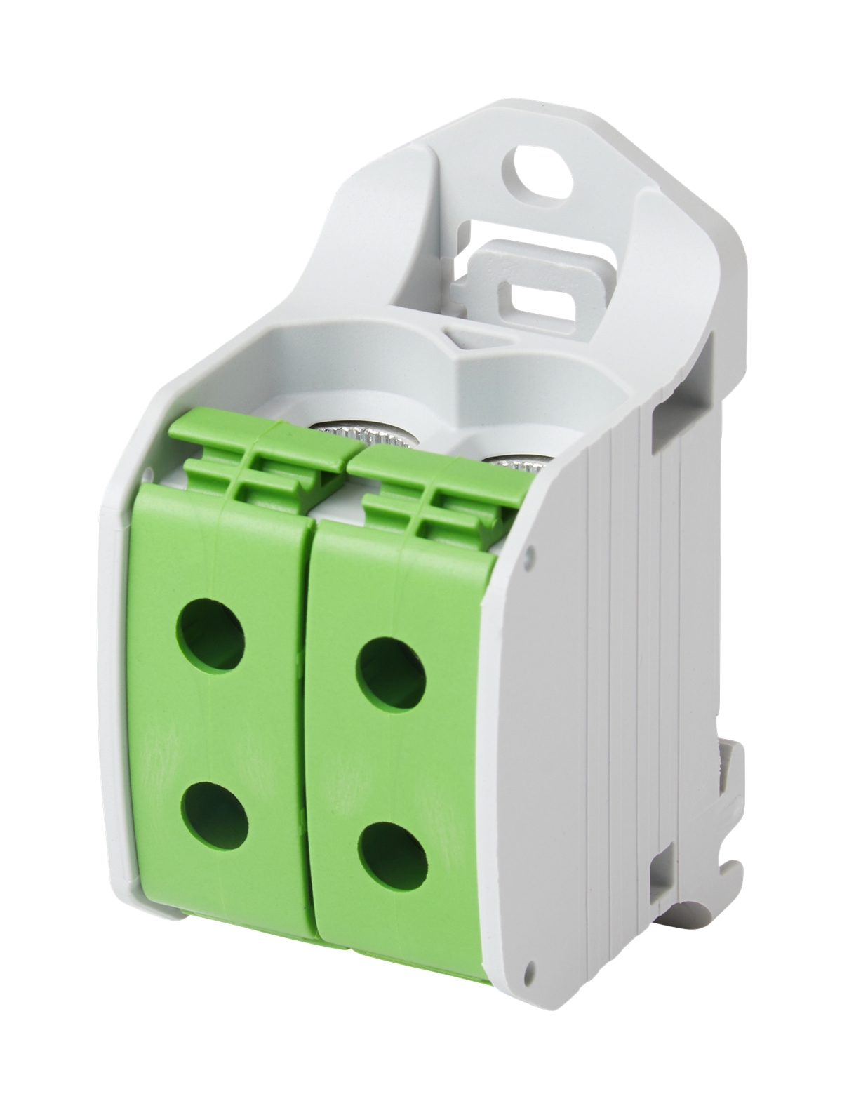 5St. F-Tronic RKA50-1-4gnge Reihenklemme 50mm², 1polig, 4 Anschlüsse, grün/gelb, CU/AL, RKA50-1-4gnge 7730060