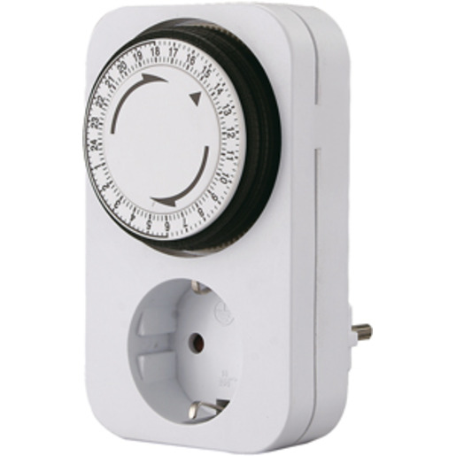 1St. Steckdosenzeitschaltuhr mechanischer Timer 24h 1St. Steckdosenzeitschaltuhr mechanischer Timer 24h