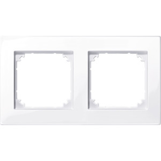 1St. Merten 515225 M-PLAN-Rahmen, 2fach, aktivweiß glänzend