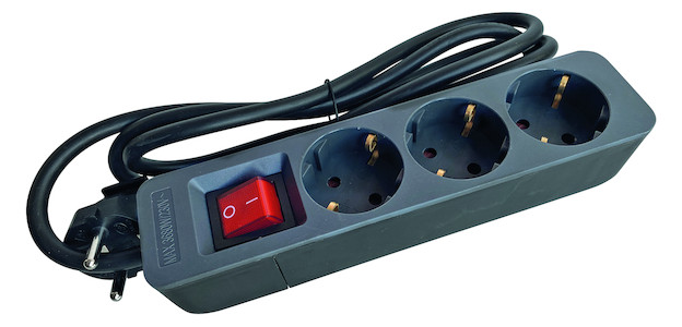 1St. Protec.class PTSDS 3G/S PTSDS 3g/s 3f mit Schalter grau/schwarz