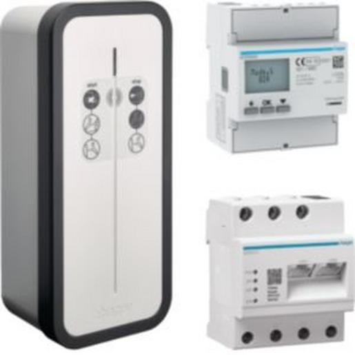 1St. Hager XEV1K22T2SEMC witty solar Set, EMC, Zähler