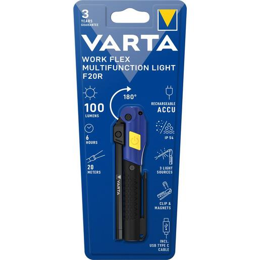 1St. Varta Work Flex 18649101401 Multifunction Light F20R