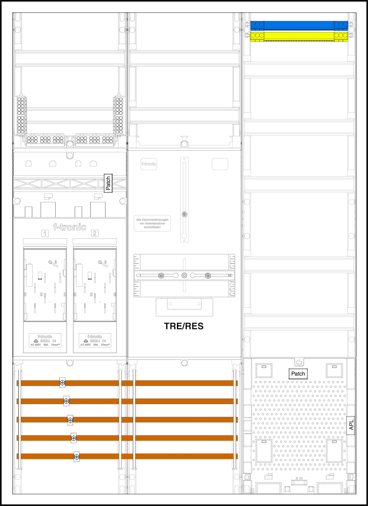 1St. F-Tronic EHZ732TAPZODS EHZ732TAPZODS, 2 ZP, 1 TRE, 1 VAPZ inkl. APL,2 PPV,1 PL150 7195701