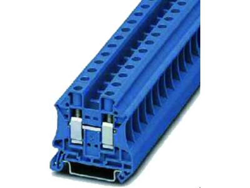 10St. Phoenix Contact UT 10 BU Durchgangsklemme 1000 V 57 A Schraubanschluss Anzahl der Anschlüsse: 2 0,5 mm² - 16 mm² AWG: 20 - 6 B=10,2 mm H=46,9 mm blau Montageart: NS 35/7,5 NS 10St. Phoenix UT 10 BU Durchgangsklemme 1000 V 57 A Schraubanschluss Anzahl der Anschlüsse: 2 0,5 mm² - 16 mm² A