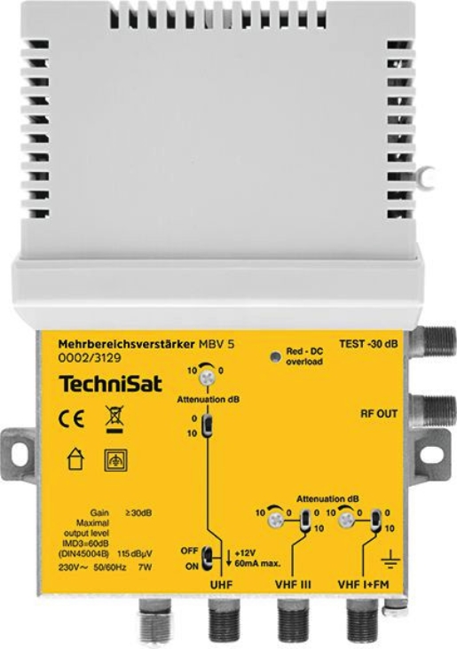 1St. Technisat MBV5 Mehrbereichsverstaerker MBV 5