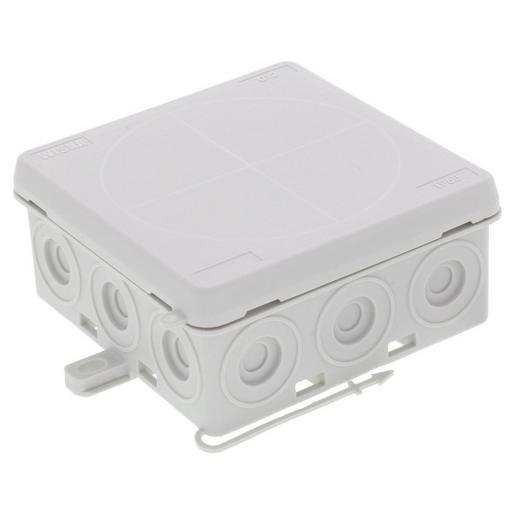 10St. Wiska 10109427 Abzweigkasten KA 012 LG 86x86x41mm IP 55 Unverlierbarer Deckel