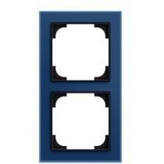 1St. Busch-Jaeger 1722-4028 Rahmen 2-fach Glas blau