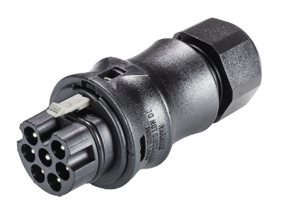 1St. Wieland Steckverbinder-RST20I7S S1 ZR1 SW