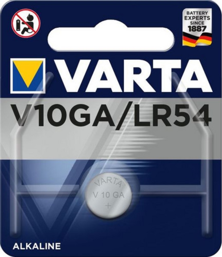 1St. Varta Electtronic Alkali V10GA 1,5V 50mAh 04274101401 *Blister a 1 St.