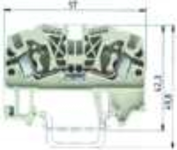 1St. Wieland WKF 435 Durchgangsklemme 56.704.0053.0 WKF435