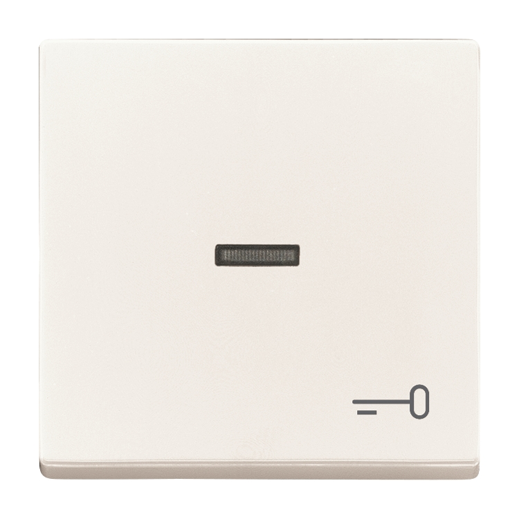 1St. Busch-Jaeger 1789 TR-84 Wippe mit Aufdruck, mit kleiner transparenter Kalotte carat studioweiß