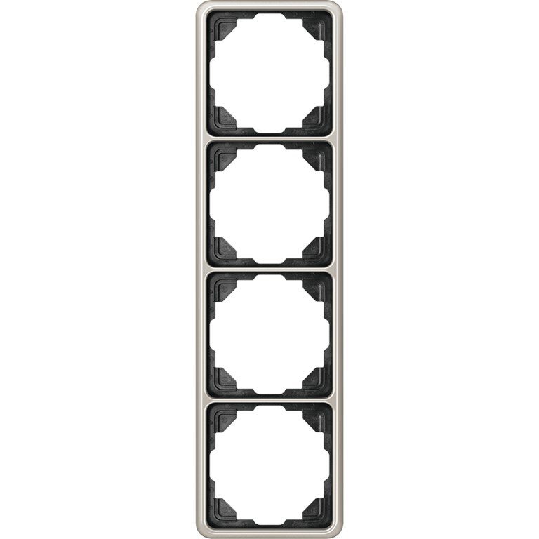 1St. Jung CD584PT Rahmen 4fach für waagerechte und senkrechte Kombination CD 584 PT