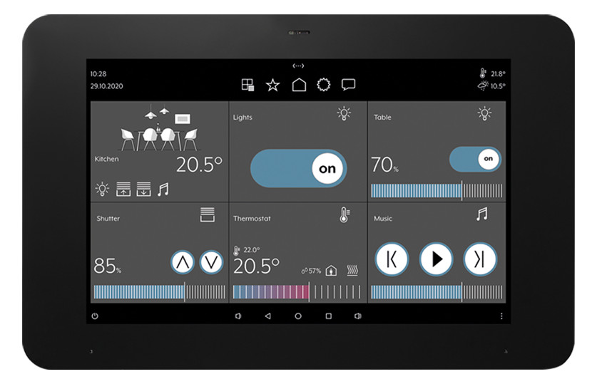 1St. Jung SP 0081 U KNX Smart Panel, 203 mm / 8??,Inhalt:1St