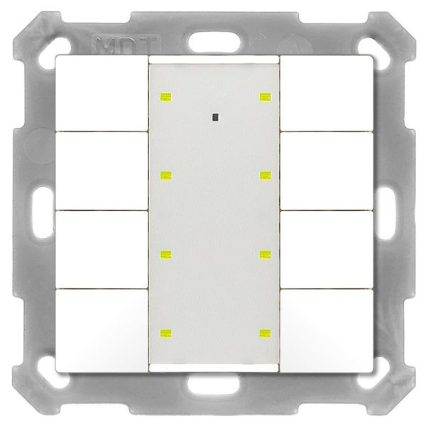 1St. MDT Taster Plus 55 8-fach, BE-TA55P8.G2 Reinweiß glänzend