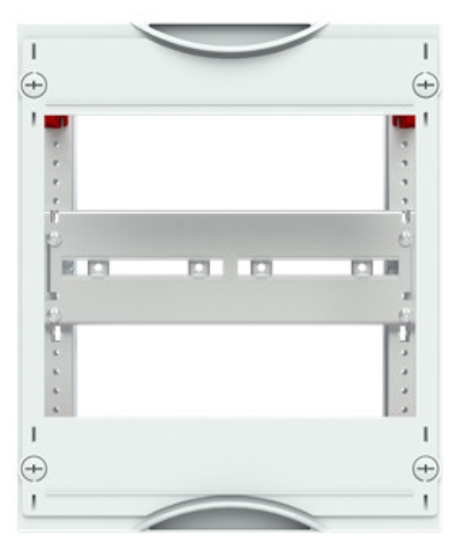 1St. Striebel & John MBT136 Sicherungslasttrennschalter-Modul 2RE / 1FB, Leermodul ohne Geräte CombiLine-Modul, Bausatz lichtgrau 2CPX041770R9999