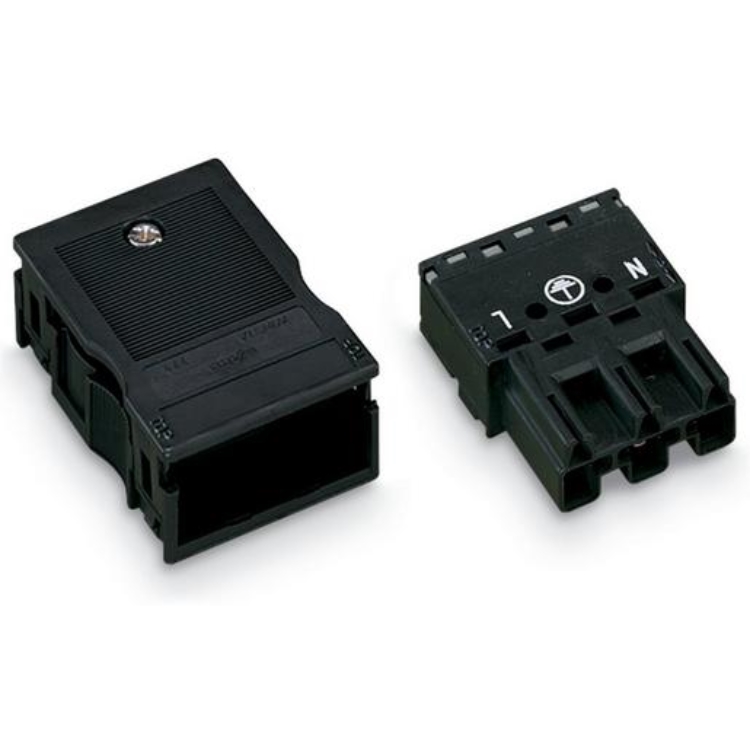 1St. Wago 770-113 Stecker mit Zugentlastungsgehäuse