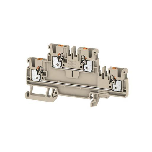 50St.Weidmüller A2T 2.5 Mehrstock-Reihenklemme, PUSH IN, 2.5 mm2