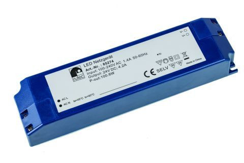 1St. Rutec LED Netzgerät 24V 100W IP20 85274 100-240V LBH 204x54x30mm