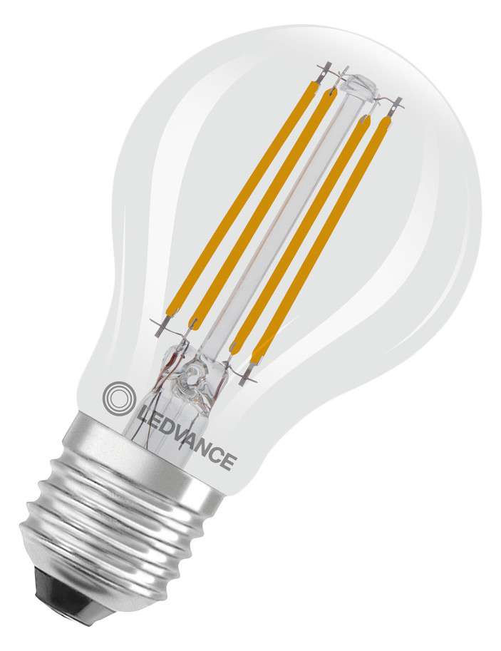 1St. Ledvance LED CLASSIC A DIM CRI97 S 4.2W 927 FIL CL E27 470lm 2700K LED-Glühlampe