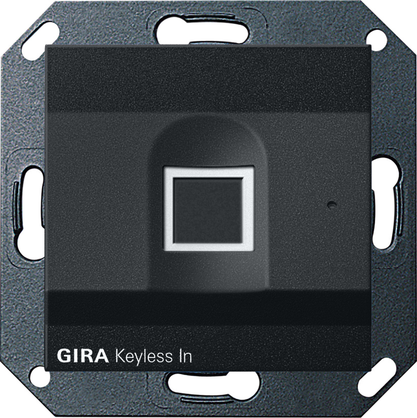 1St. Gira 2617005 Gira Keyless In Fingerprint-Leseeinheit System 55 Schwarz m