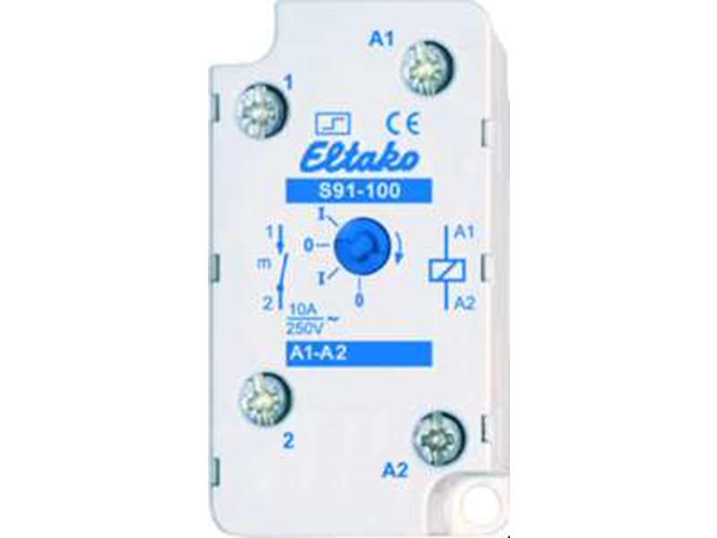 1St. Eltako S91-100-12V Stromstoßschalter 12V. 1 Schließer 10A/250V AC 91100011 1St. Eltako S91-100-12V Stromstoßschalter 12V. 1 Schließer 10A/250V AC 91100011...
