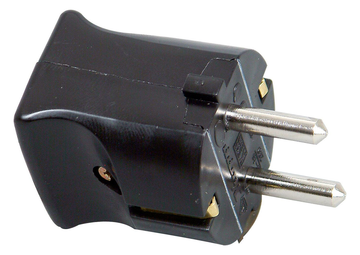 1St. KOPP 170205003 Kunststoff-Schutzkontakt-Stecker, eintei