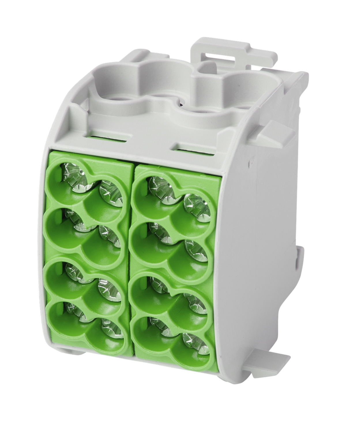 2St. F-Tronic HLAK1p25Dgnge Hauptleitungsabzweigklemme, 25mm², 1polig, CU, grün/gelb, Doppelblock, HLAK1p25Dgnge 7730007