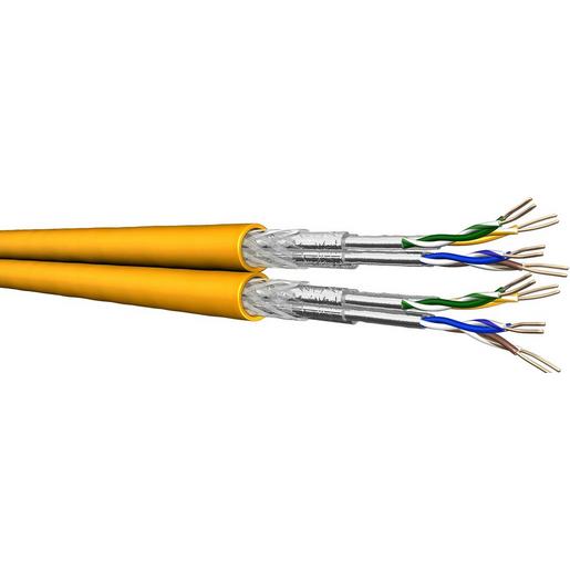 100m Cat7 Duplex Datenkabel S/FTP 1300MHz doppelte Datenleitung Netzwerkkabel CAT 7 DUPLEX8AWG23/1
