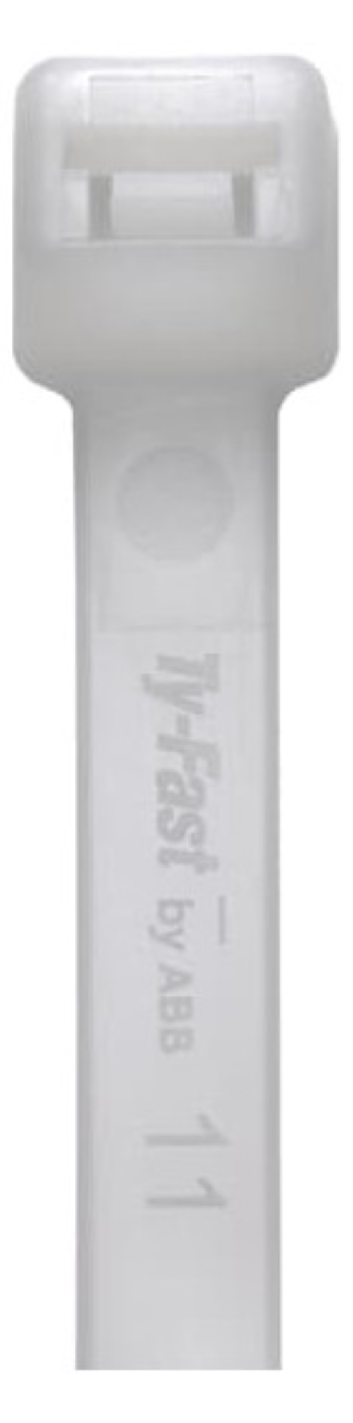 1000St. ABB TY100-18-M Ty-Fast Kabelbinder 100x2,5 mm, 80N, naturfarben PA6.6, von-40°C bis+85°C, VPE 1000 M halogen- und silikonfrei naturfarben 7TCG054360R0421