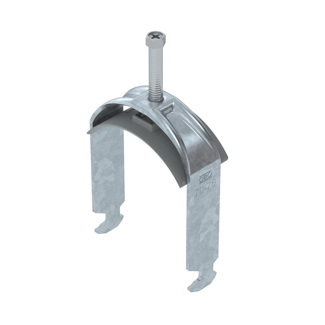 1St. OBO BS-H1-K-76 FT Bügelschelle 2056 70-76mm tauchfeuerverzinkt 1186276