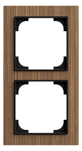 1St. Busch-Jaeger 1722-4086 Rahmen 2-fach Holz Walnuss 1St. Busch-Jaeger 1722-4086 Rahmen 2-fach Holz Walnuss