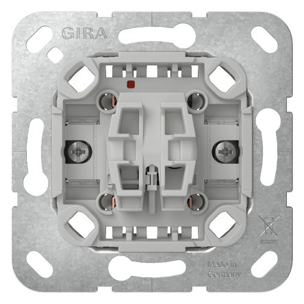 1St. Gira 312600 Tastschalter Aus-Wechselschalter Einsatz...