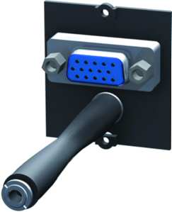 1St. Bachmann 917.045 Rahmen 1xVGA+Klinke Klinke BCM