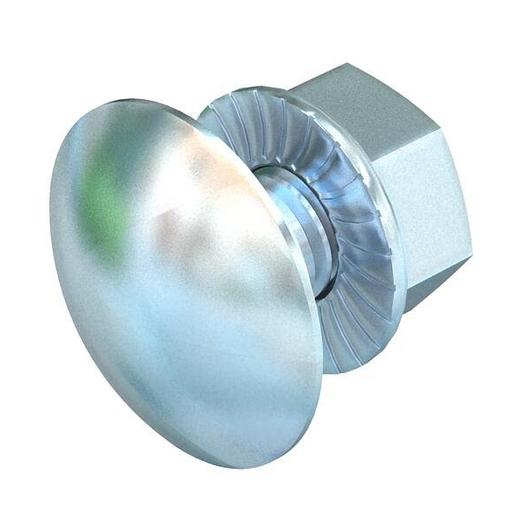 1St. OBO Bettermann FRSB 6x30 F Flachrundschraube mit Kombimutter