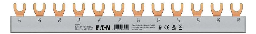 1St. EATON EVGK-3PHAS/12MODUL Phasenschiene 3ph