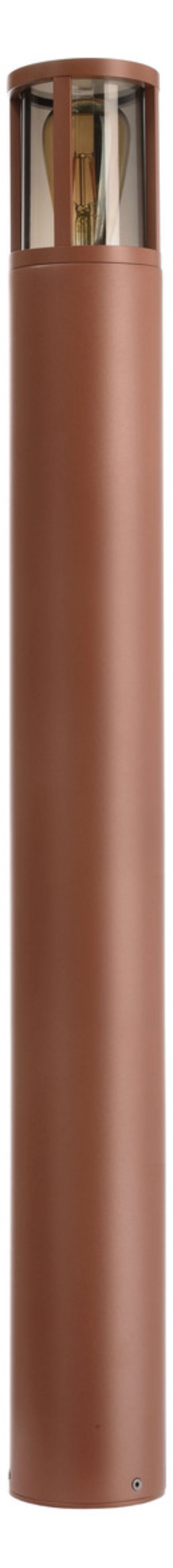 1St. Dekolight 730506 730506 Wegeleuchte Rost opal Hoehe 100cm