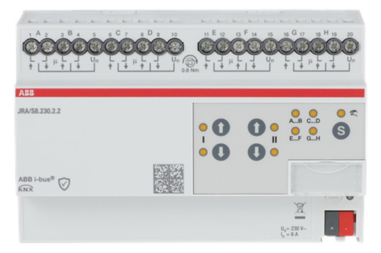 1St. ABB JRA/S8.230.2.2 Jalousie-/Rollladenaktor 8f Man.B.
